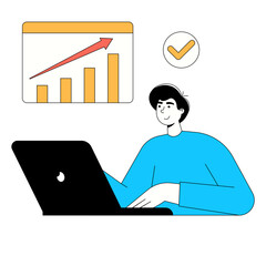 Digital Business Concept Illustration