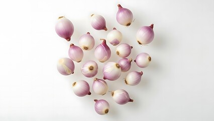 Fresh pearl onions, a small vegetable often used as an ingredient in culinary dishes