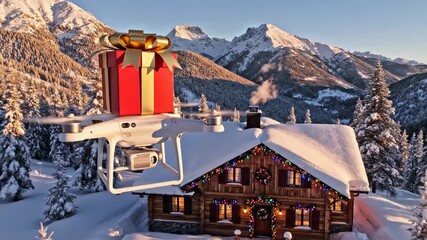 dawn illuminates everything, sunrise transforms peaceful landscape, early light brings warmth to cold surroundings, morning glow enhances snowy scenery with gentle brilliance.