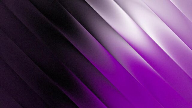 Abstract Diagonal Purple and Black Gradient Background with Light Streaks.