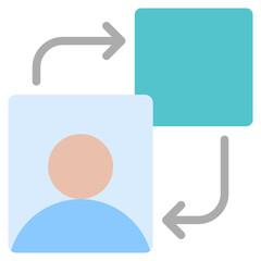 Fototapeta premium Transition Icon