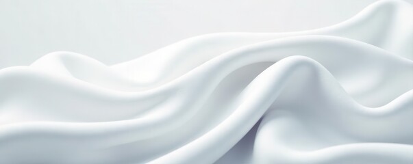 Fototapeta premium Velvety smooth, almost imperceptible texture; pristine white hue , visual, mockup