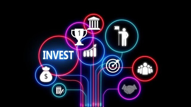 A group of graphic picture about teamwork,invest, achieve, meet goal concept. Able use graphic isolated transparent background.