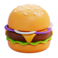 Burger Toy Plush