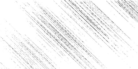 Fototapeta premium Abstract texture grunge made of diagonal streaks and distressed lines, black ink on a white background. grunge scratch patterns, chaotic linear noise. dirty monochrome pattern of the old worn surface.