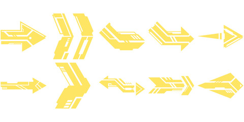 Arrow Futuristic Element