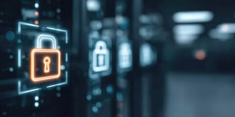 Fototapeta premium Quantum software optimizes server performance, strengthens firewall defenses, organizes the database, and aligns marketing vision for strategic planning