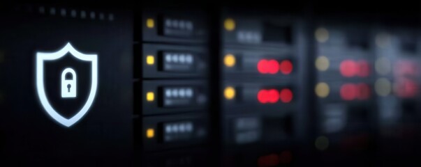 Fototapeta premium Quantum software organizes the database, enhances firewall protections, monitors server activity, and marketing vision drives business insights