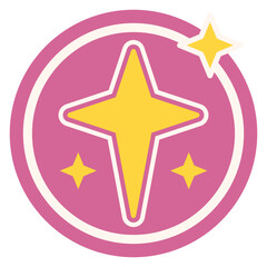 Colorful Trendy Retro Sticker Pack