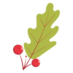 Christmas Holly Berries Element