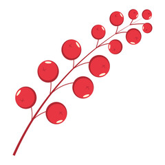 Christmas Holly Berries Element