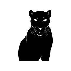 black cat vector illustration