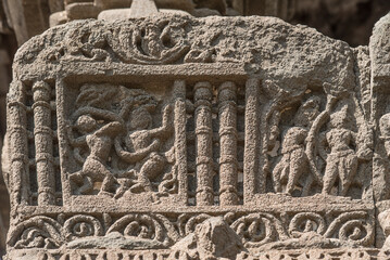 Gondeshwar Temple, dedicated to Lord Shiva, showcases intricate carvings, A 11th&ndash;12th century marvel built in panchayatana style, Sinnar, Nashik, Maharashtra, India.