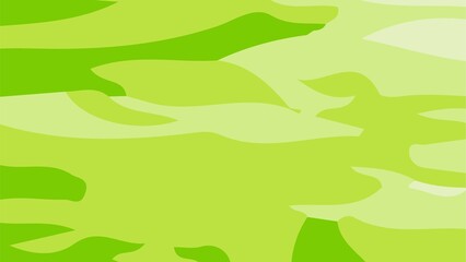 Abstract background featuring a pattern of layered, organic shapes in various shades of green. The design evokes a sense of nature and fluidity