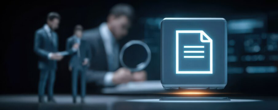 The system supports overall progress as a contract is refined and enforcement officers survey every document while technicians secure hardened segments before approval certifies the deal