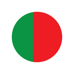 portugal flag button icon