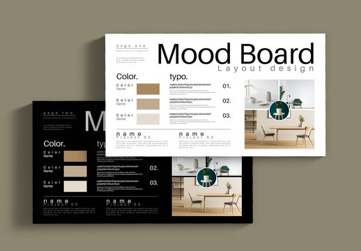 Mood Board Design Layout