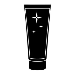 Obraz premium Clean Skincare Tube Mockup Vector