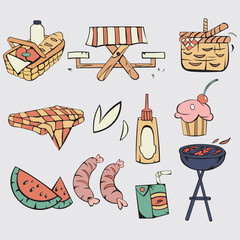 picnic vector