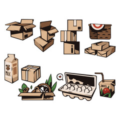 carton vector