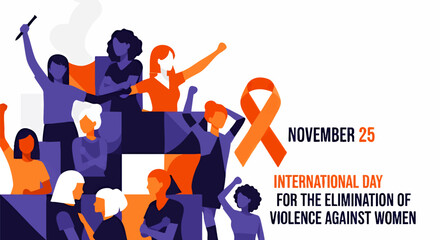 International Day for the Elimination of Violence Against Women Illustration
