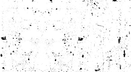 Grunge background black and white. Background of cracks, scuffs, chips, stains, ink spots, lines. 