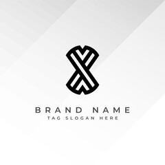 Letter X Logo &ndash; Modern Minimalist Monogram Design