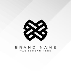 Abstract Monogram Logo Design Professional Branding