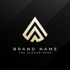 Letter AR Logo &ndash; Modern Minimalist Monogram Design