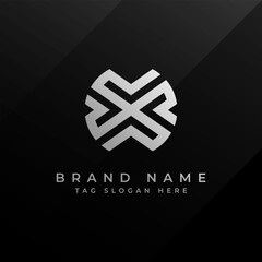 Abstract Monogram Logo Design Professional Branding