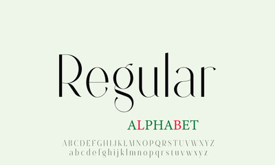 Sorrelia Demo alphabet letters font for logo