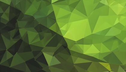 Abstract Green Triangle Geometric Vector Background for Cover, Poster, and Advertising Design