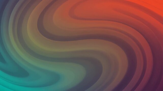 A colorful abstract background with smooth, flowing S-shaped gradient waves.