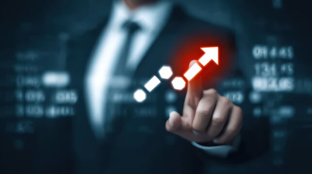 Management evaluates financial profit rate and percentage of users to forecast economic trends and optimize strategic planning effectively