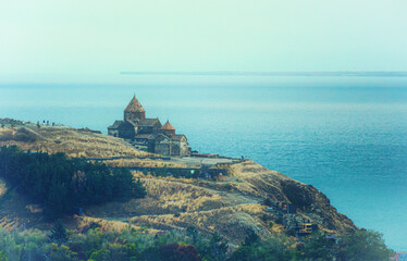 view of the sea from the top of the mountain