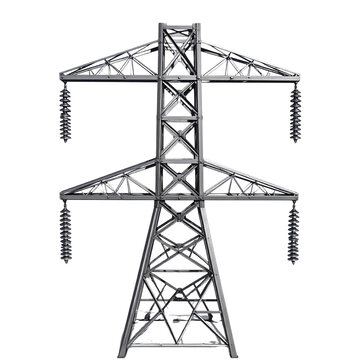  Isolated Electrical Power Tower for Energy and Utility Projects
