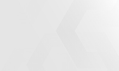 Abstract retro pattern of geometric white abstract background with dynamic wavy hexagon texture Vector Design