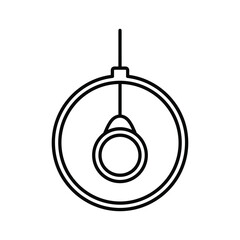 Fototapeta premium Medieval Wood Panel Shield Outline Icon