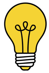 light bulb vector
