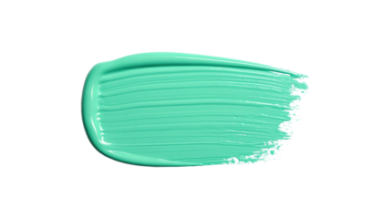 Light turquoise brushstroke on black, textured