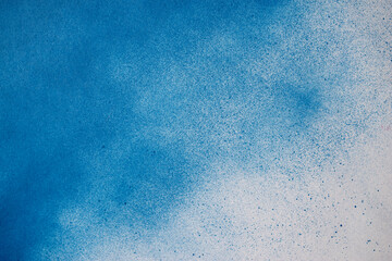 青色のスプレー塗料で塗った背景