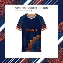Sports jersey and t shirt background design