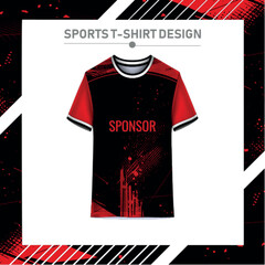 Sports jersey and t shirt background design
