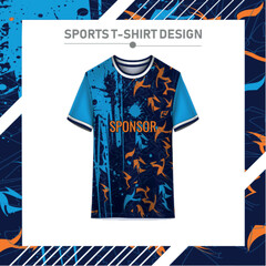 Sports jersey and t shirt background design