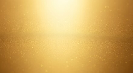 A golden, glittering surface with a blurred, bokeh effect in the background.