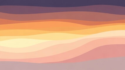 Obraz premium Abstract, colorful, wavy lines against a gradient background.