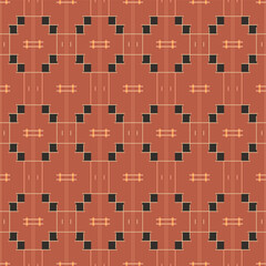 Japanese Cross Line Net Vector Seamless Pattern