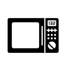 Premium Modern Microwave Oven Vector Illustration