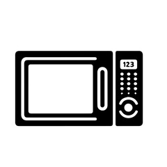 Fototapeta premium Advanced Digital Microwave Oven Vector Illustration