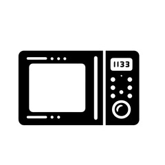 Premium Digital Microwave Oven Vector Illustration
